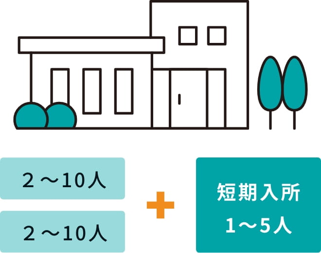 グループホームのイラスト