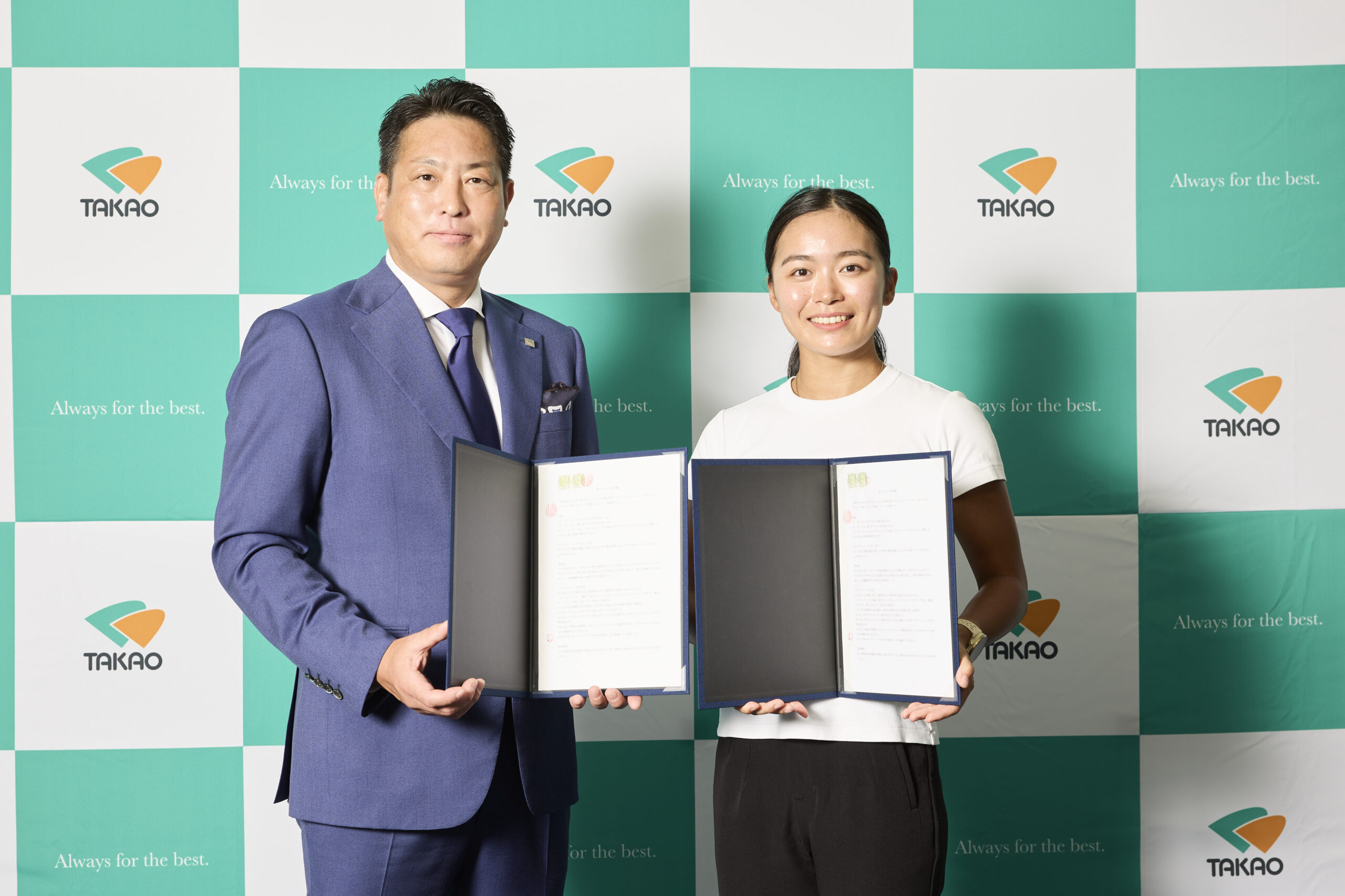 クロスカントリースキーヤー宮崎日香里選手とスポンサー契約締結の